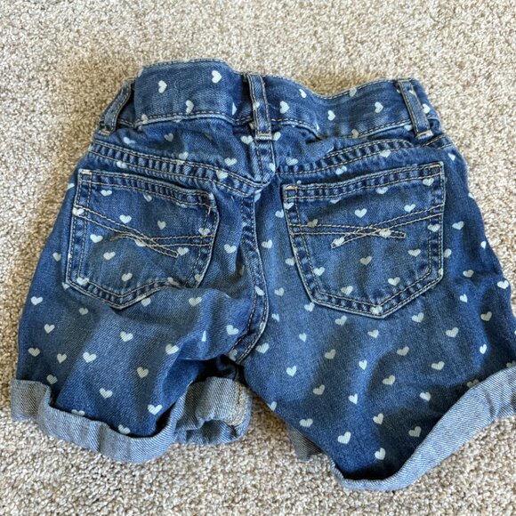 Gap girls polka dot denim shorts size 6 Midi - Picture 6 of 9